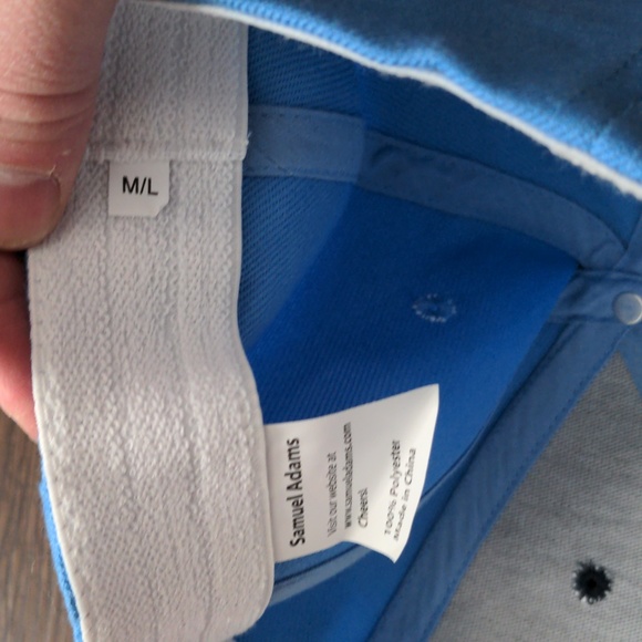 Samuel Adams Fitted Size M/L Blue, Red and White Hat - Picture 4 of 4